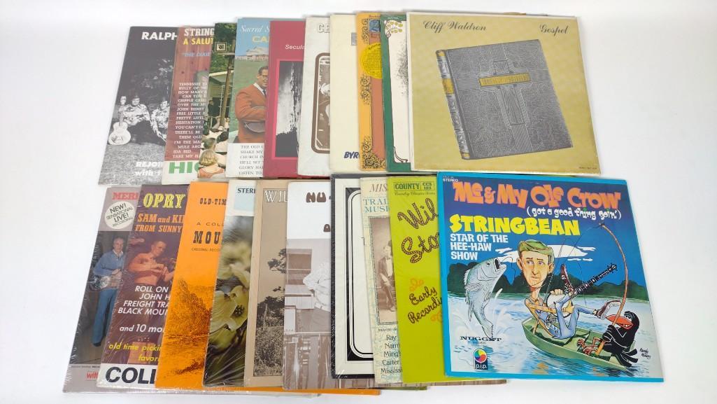 20 Bluegrass and Old Time Records incl Stringbean (1 of 5)