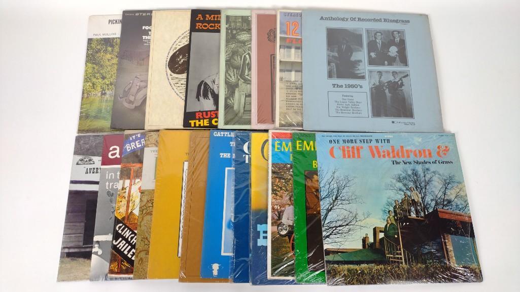 20 Country and Bluegrass Records incl Cliff Waldron (1 of 5)