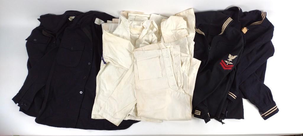8 Pcs Vintage U.S. Navy Attire incl Dress Blues (1 of 7)