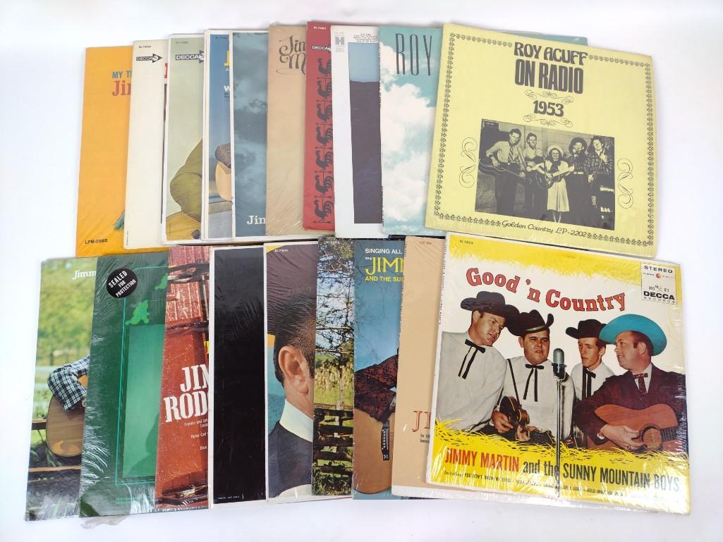 19 Country Records incl Jimmy Martin (1 of 4)