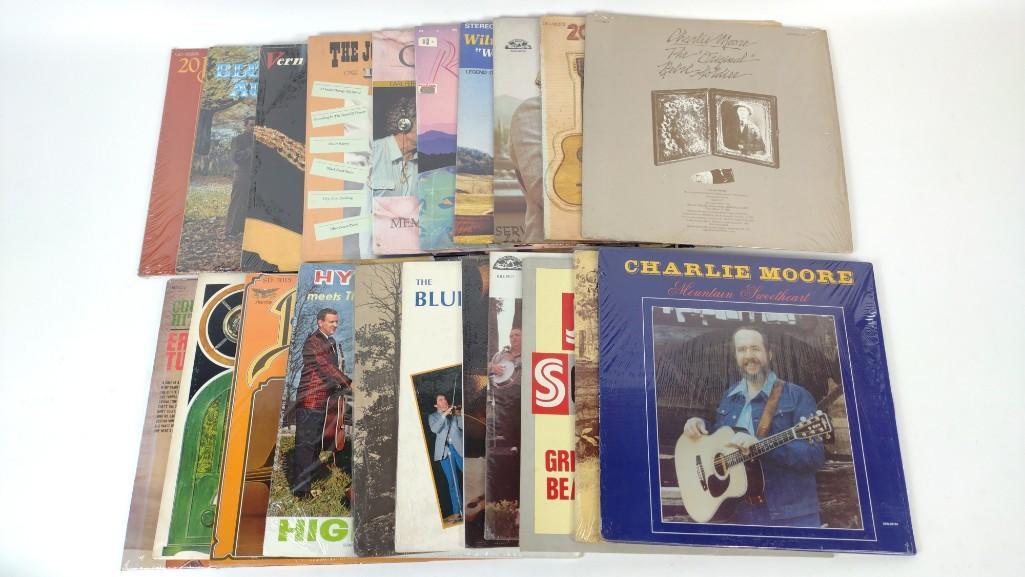 20 Country Records incl Charlie Moore (1 of 4)