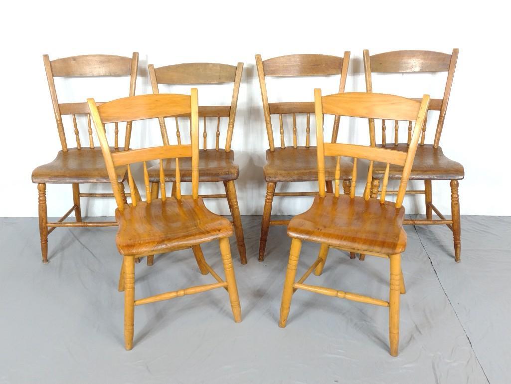 6 Plank Bottom Chairs (1 of 6)