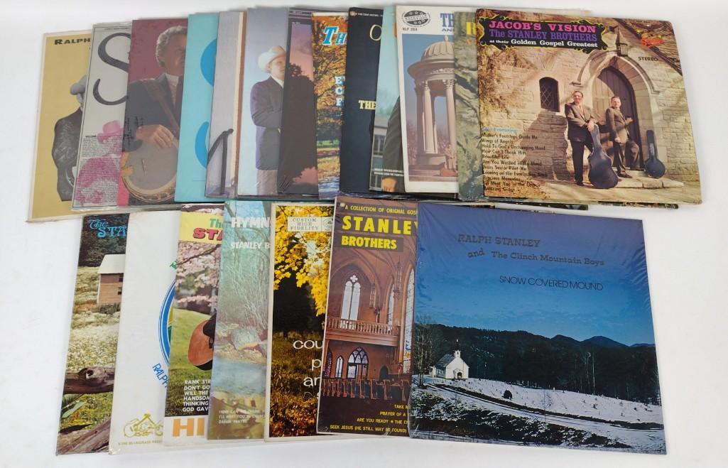 20 Stanley Brothers Records: IMPORTANT: Before bidding, please read the terms and conditions. When you registered for the auction you agreed to these terms and will be required to comply with them.