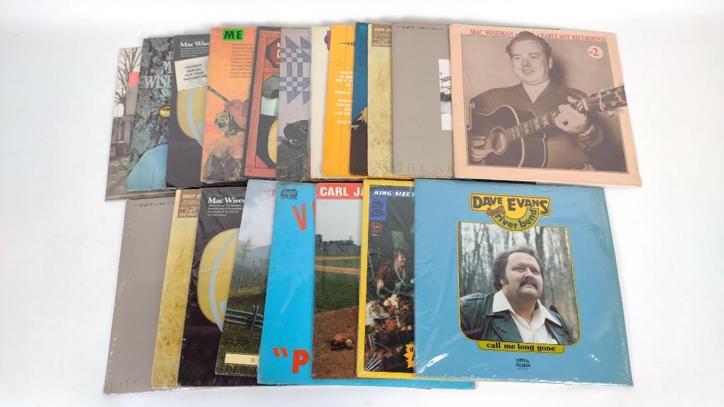 20 Country Records incl Mac Wiseman (1 of 4)