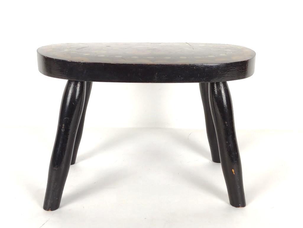 Painted Foot Stool (1 of 5)
