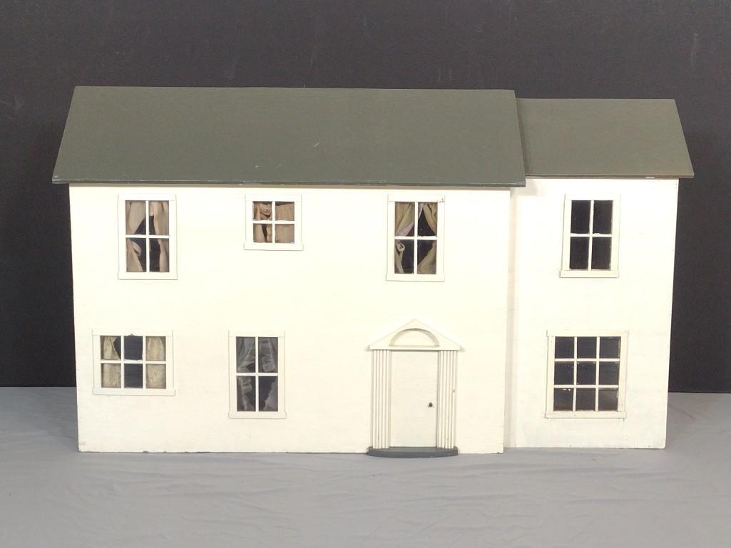 White Painted Doll House With Furniture (1 of 10)