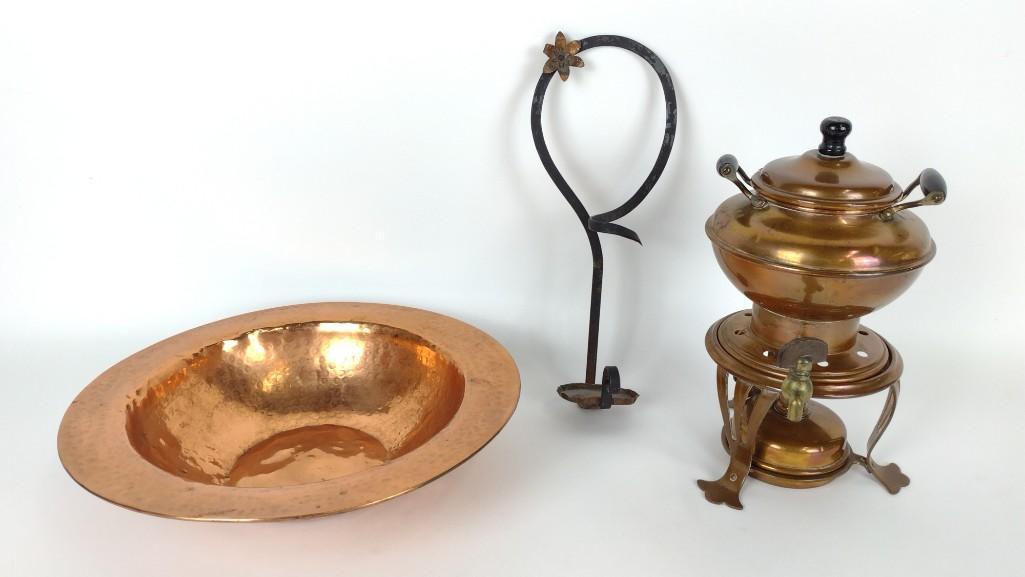 2 Pcs Copper incl Joseph Heinrichs Hot Water Urn (1 of 4)