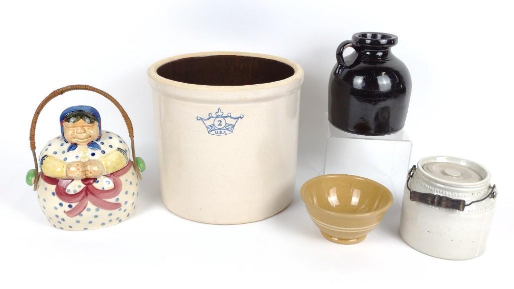 5 Pcs Kitchenalia incl Crock (1 of 4)