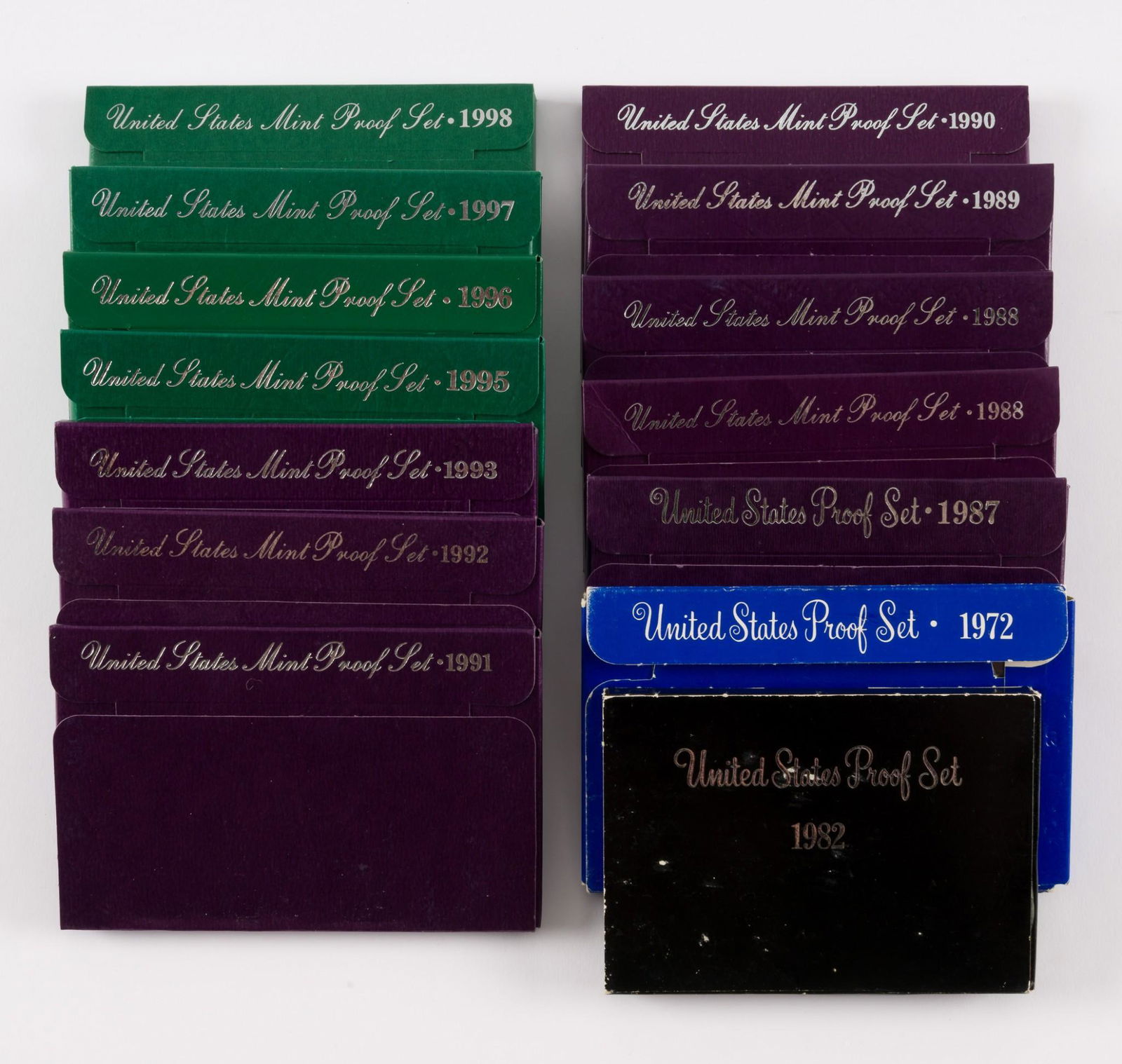 14 U.S. Proof Sets (1 of 2)