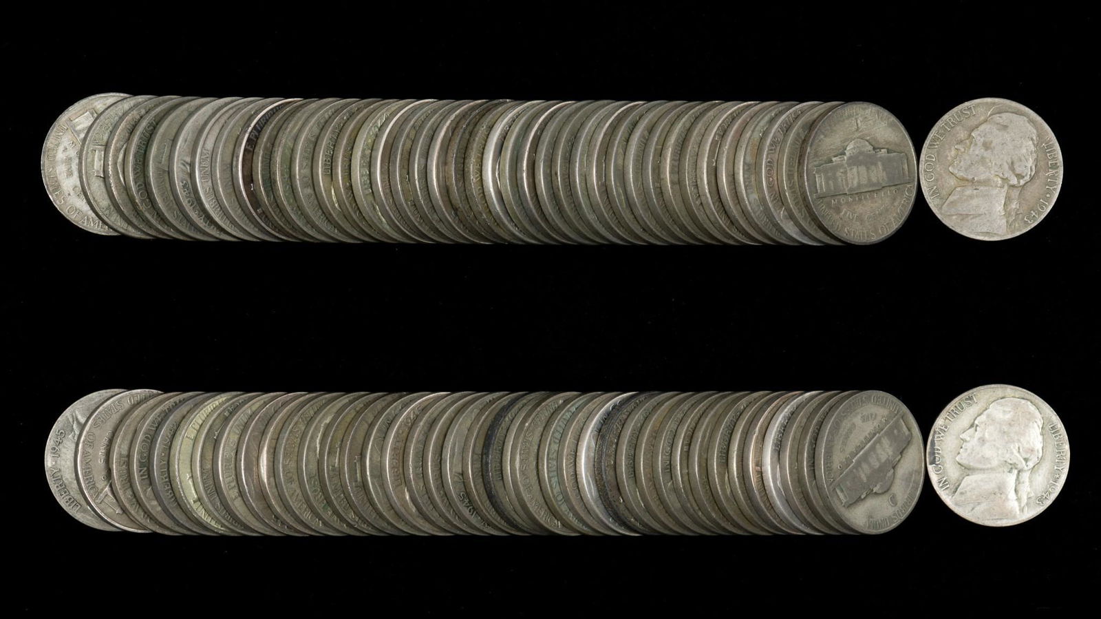 80 Silver War Nickels (1943 - 1944) (1 of 1)