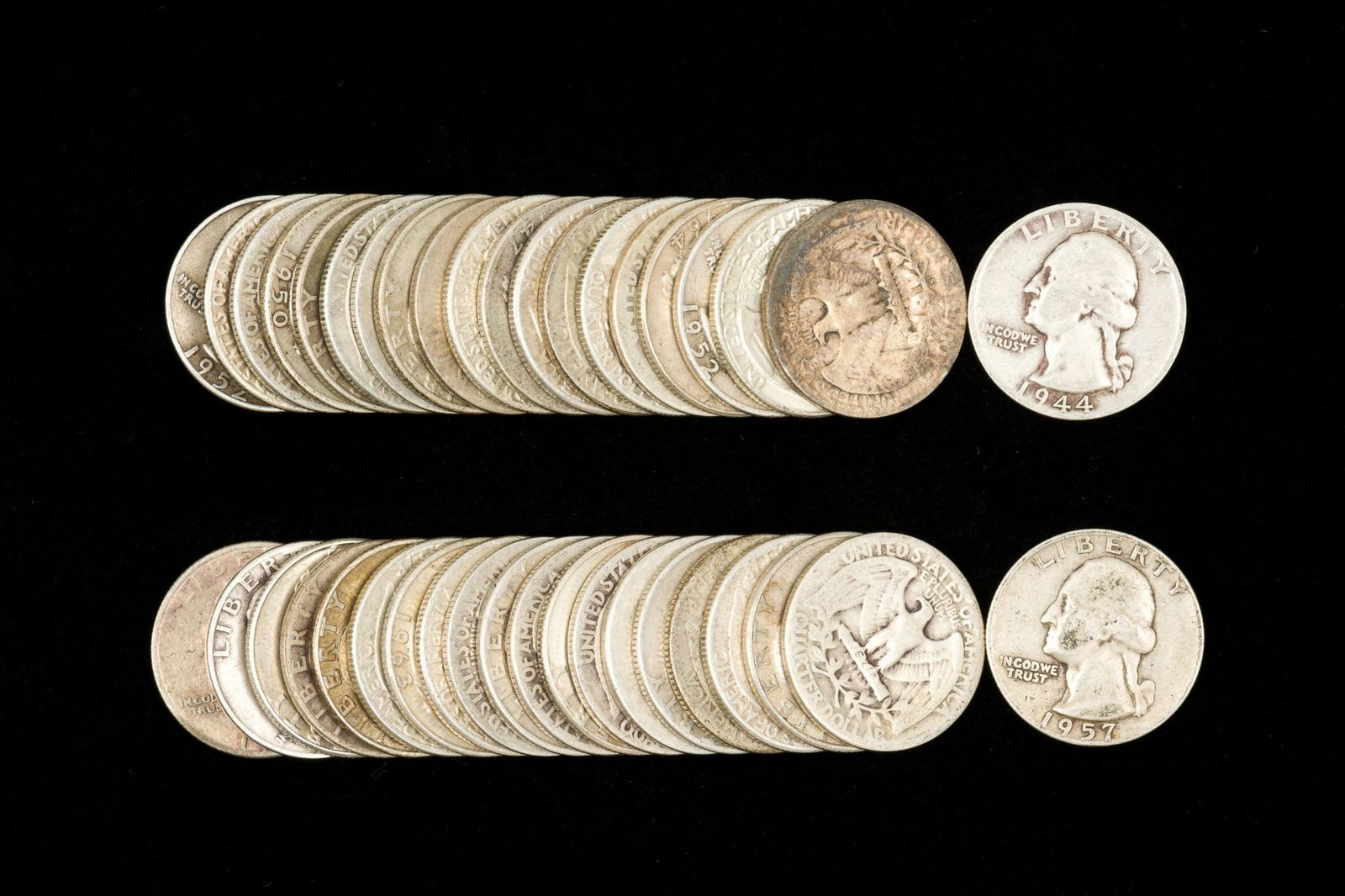 40 Washington Quarters (1935-D - 1964) (1 of 1)