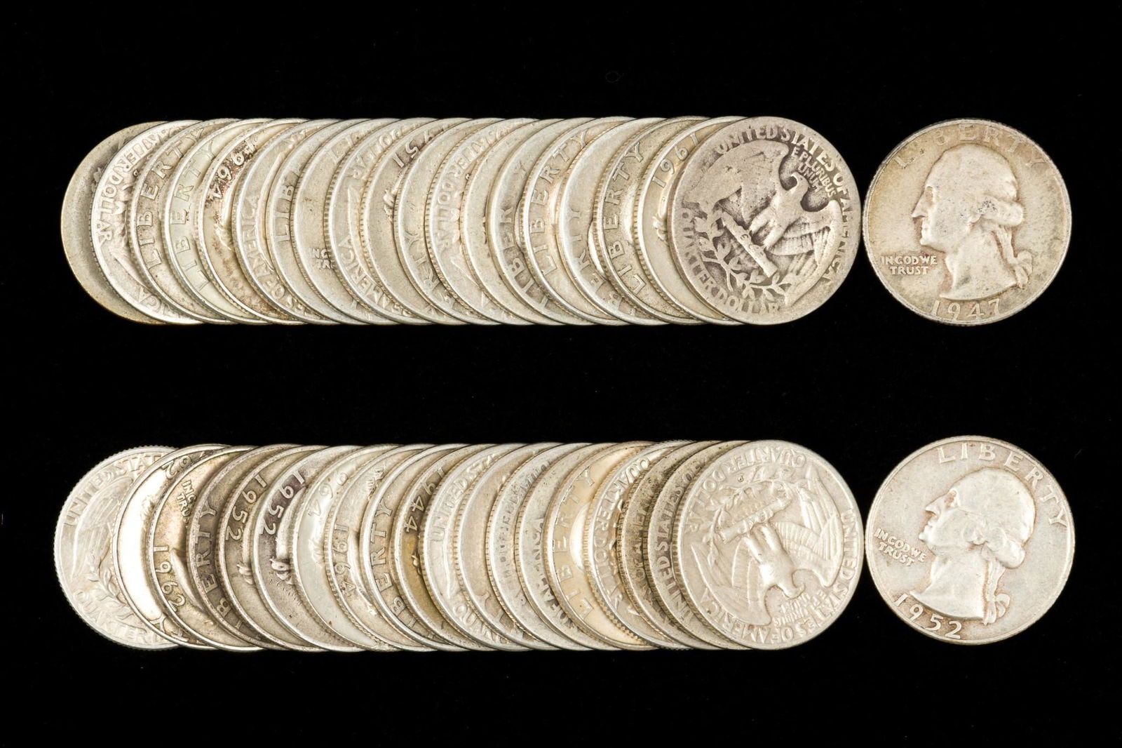 40 Washington Quarters (1937-D - 1964) (1 of 1)