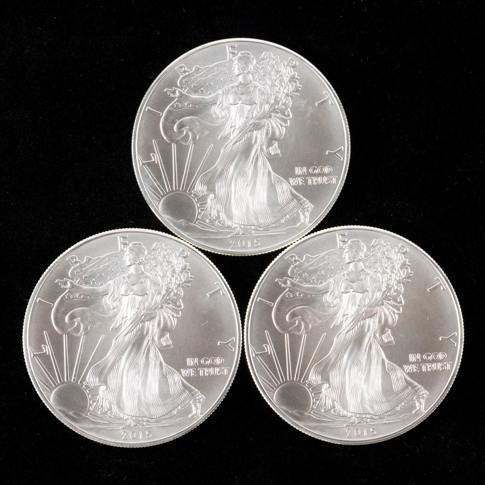 3 2015 American Silver Eagles (1 of 2)