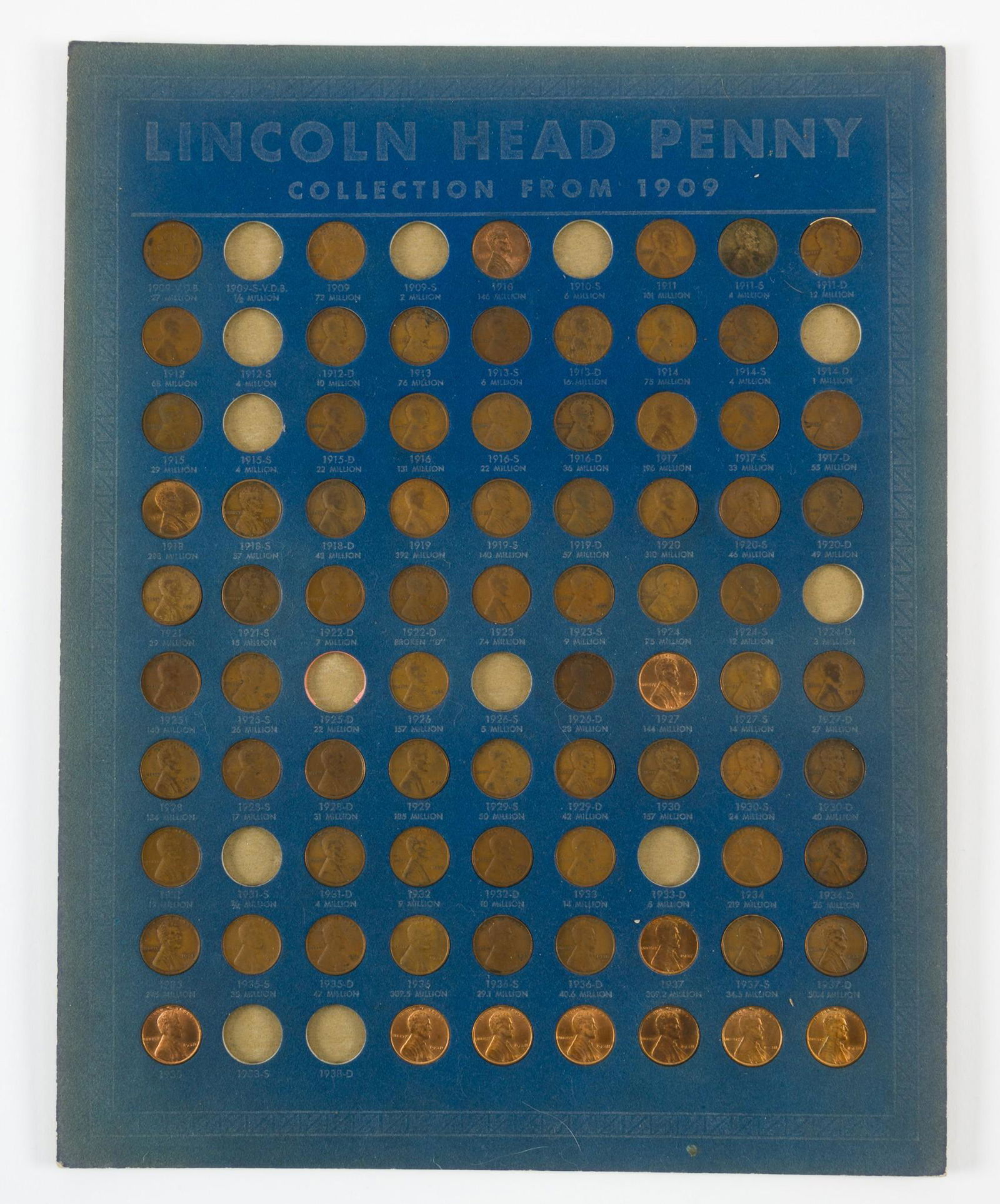 77 Lincoln Cents (1909 -1938) (1 of 3)