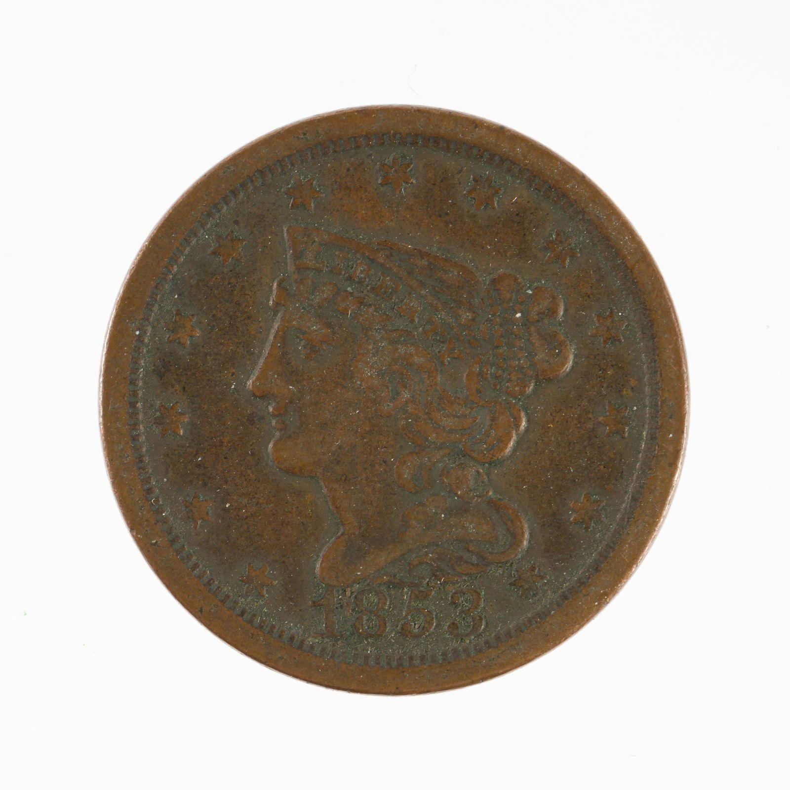 1853 Half Cent (1 of 2)