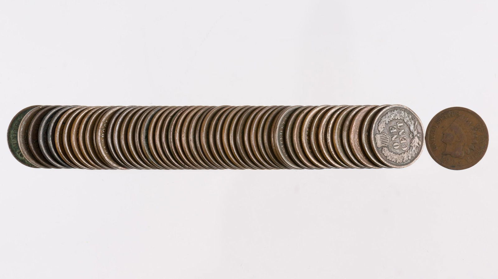 50 Indian Head Cents (1880 - 1909) (1 of 1)