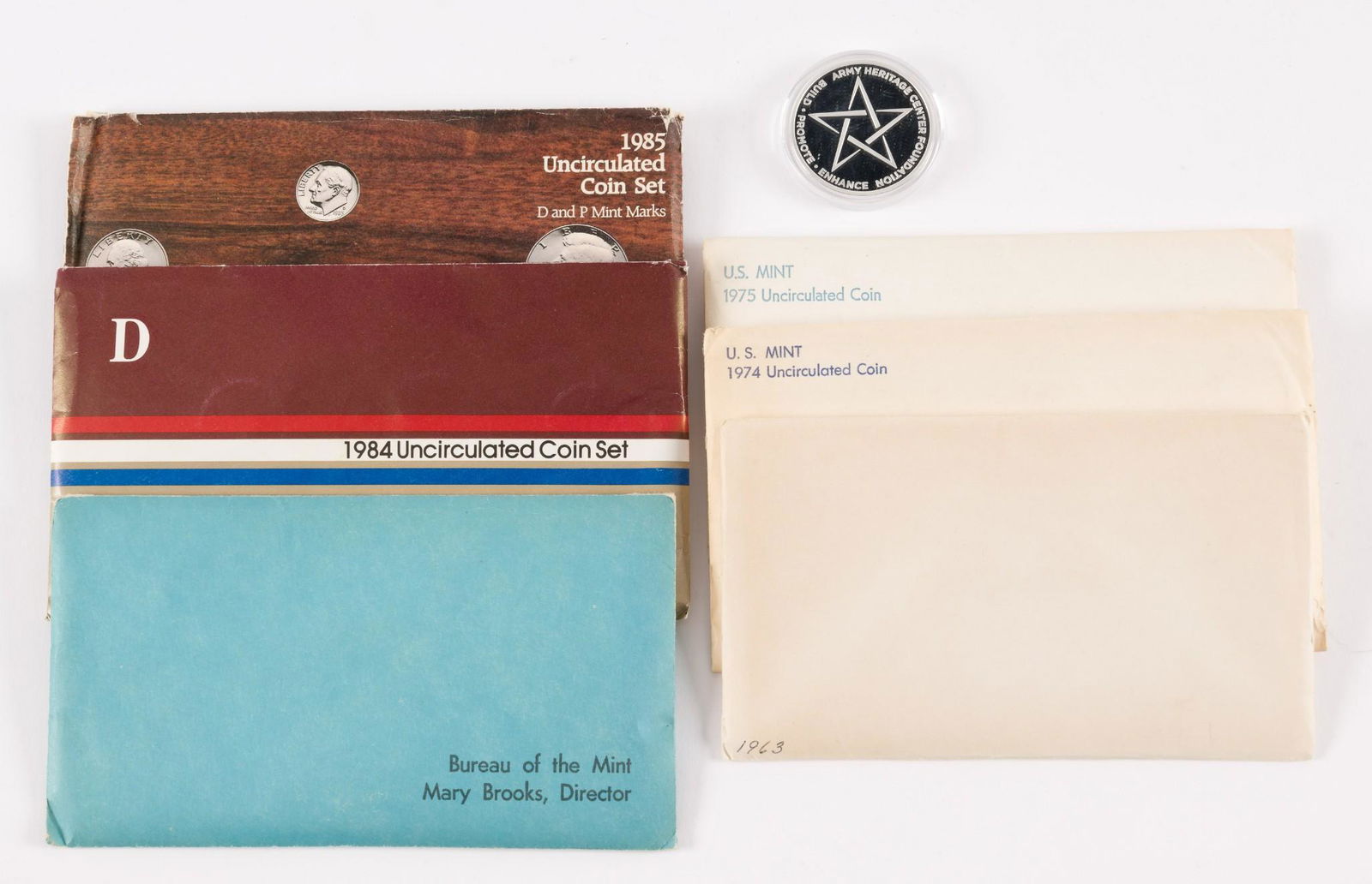 6 U.S. Mint Sets Incl 1 oz. Silver Round (1 of 5)