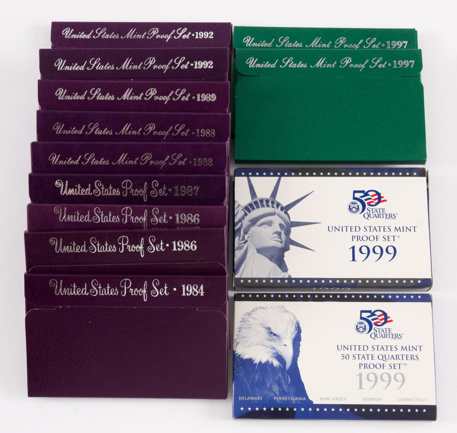 13 U.S. Proof Sets Incl 1984 (1 of 1)