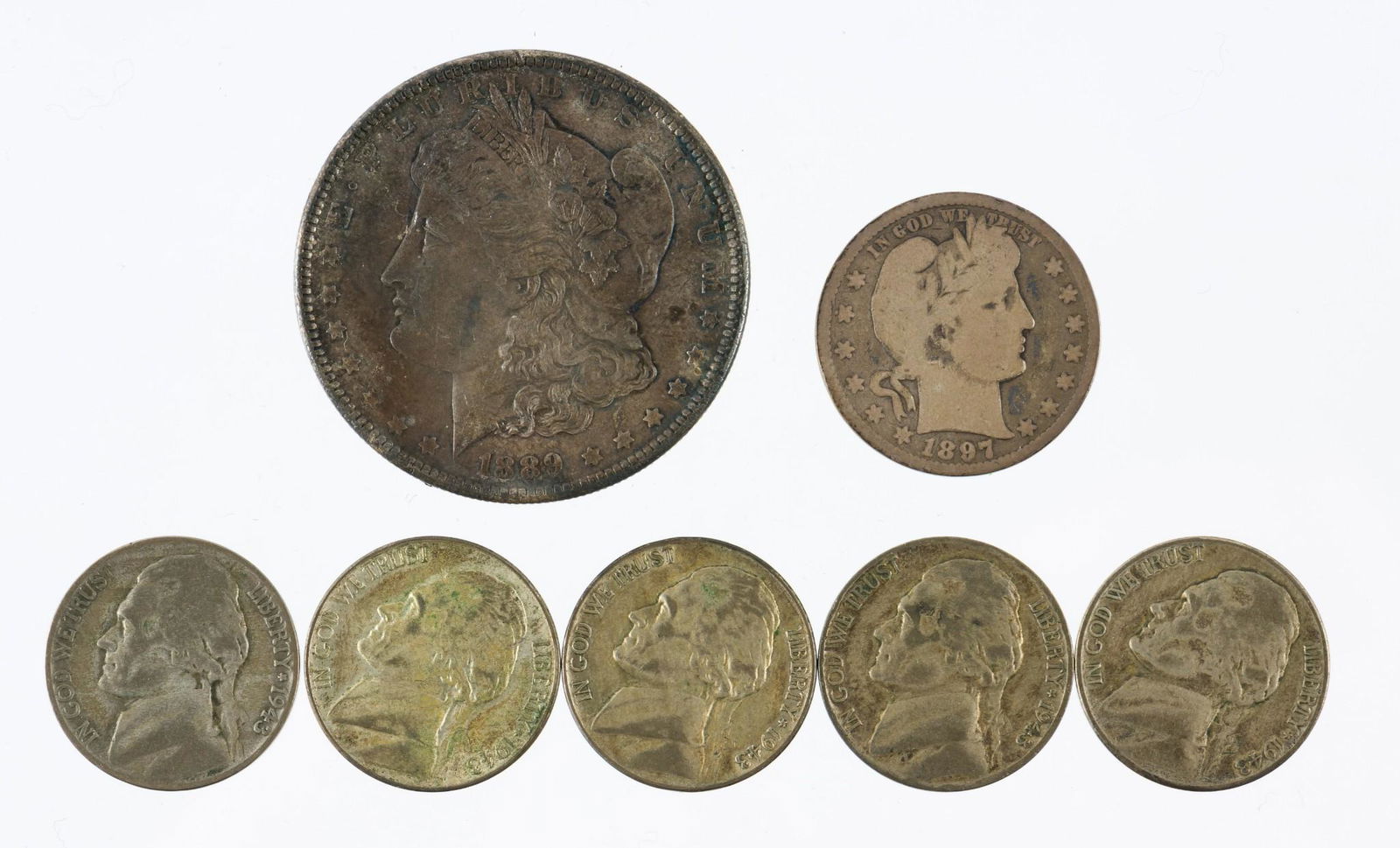 7 U.S. Silver Coins (1 of 2)