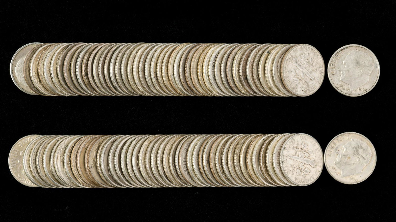 89 Roosevelt Dimes (1950 - 1964) (1 of 1)