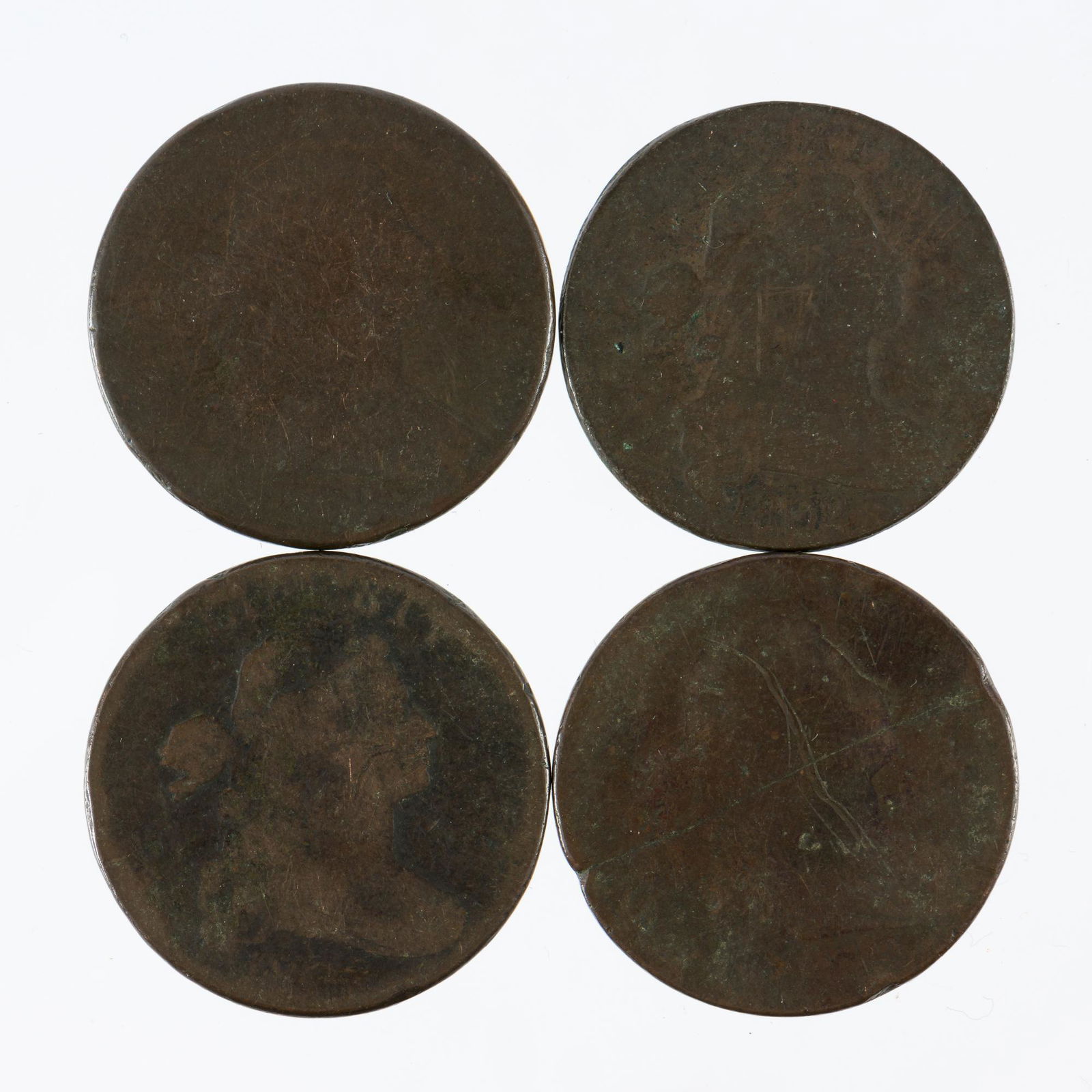 4 Large Cents (1 of 2)