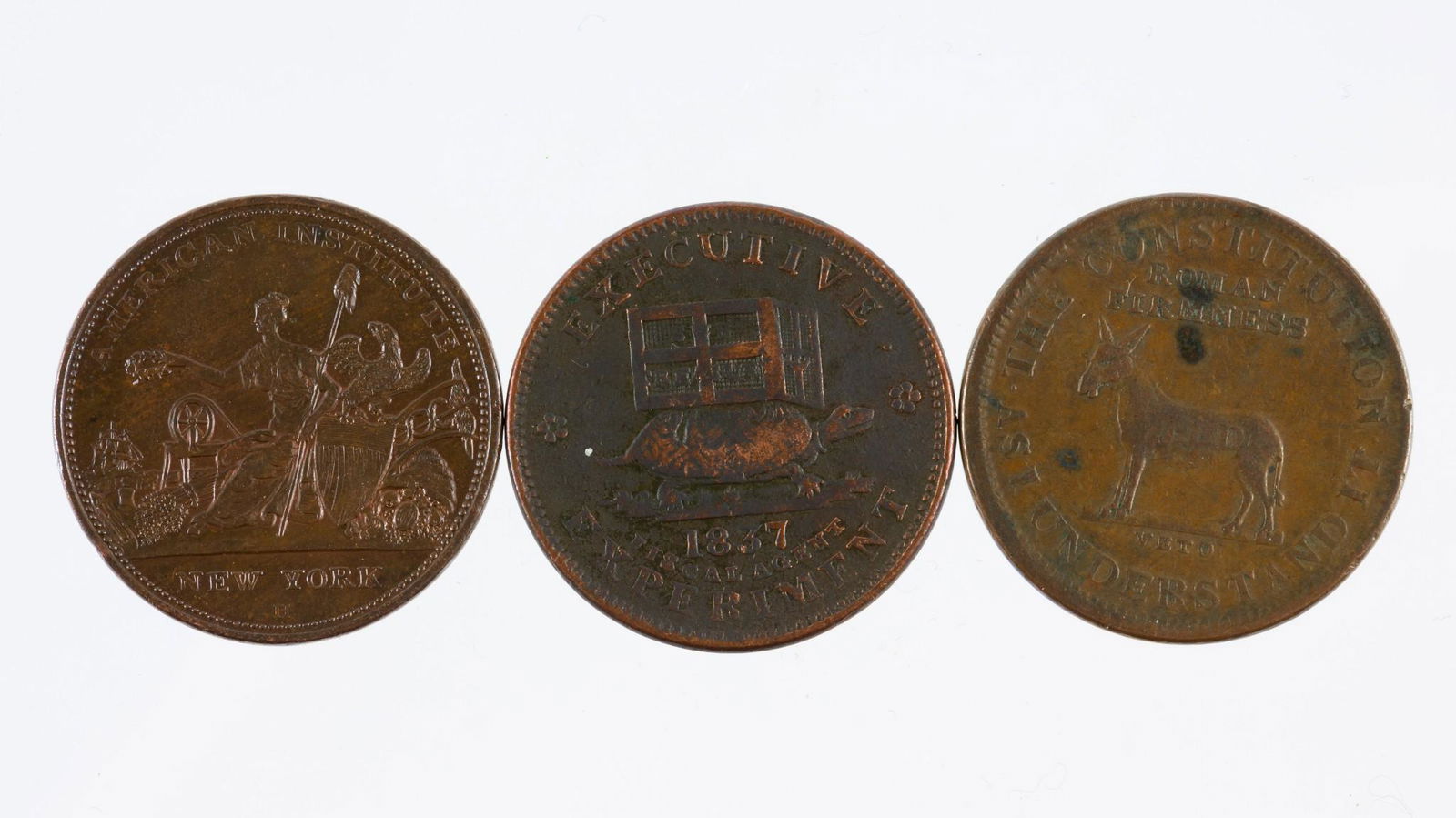 3 Hard Times Tokens (1 of 2)