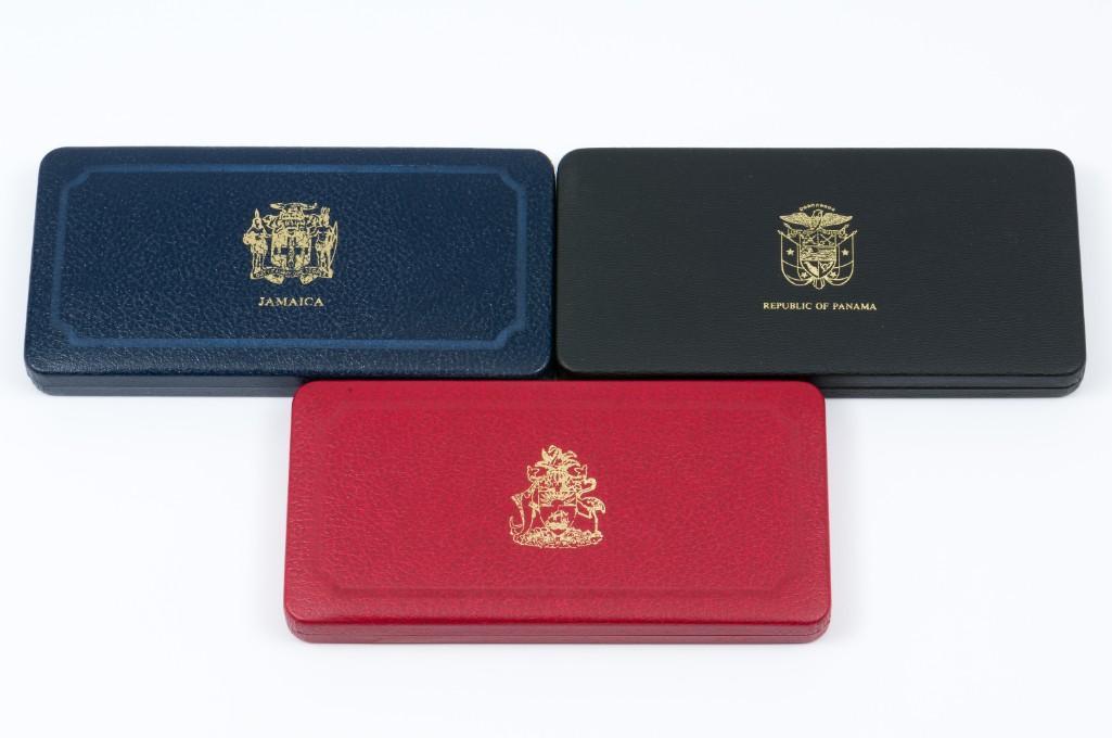 3 International Franklin Mint Proof Sets (1 of 7)