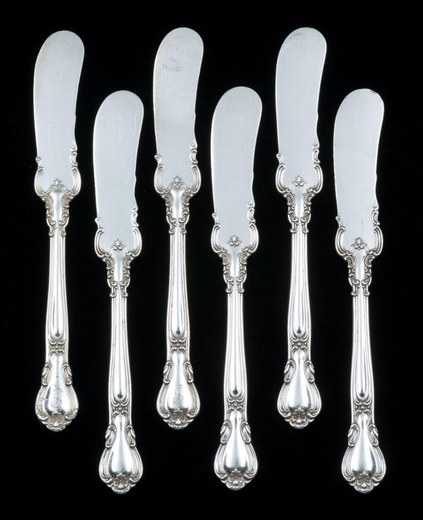 6 Gorham Sterling Butter Knives (1 of 5)