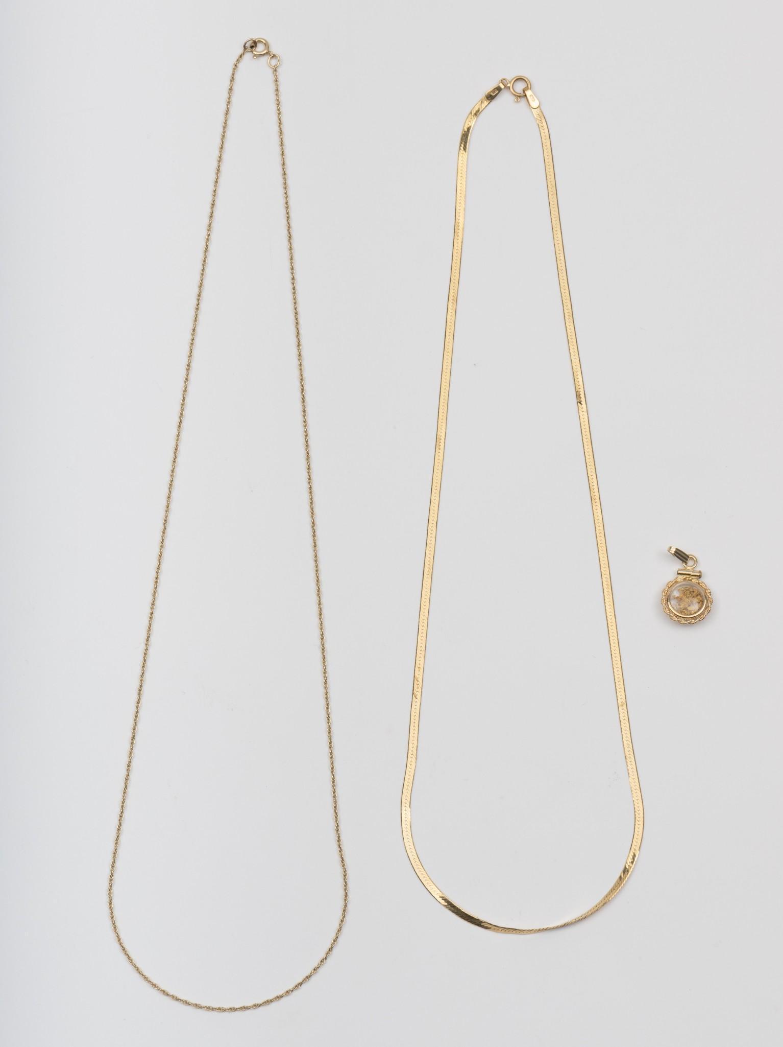 14K Chains & Pendant (1 of 5)