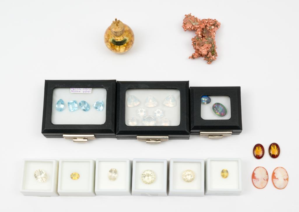26 Loose Gemstones, Cameos, & Metals (1 of 12)