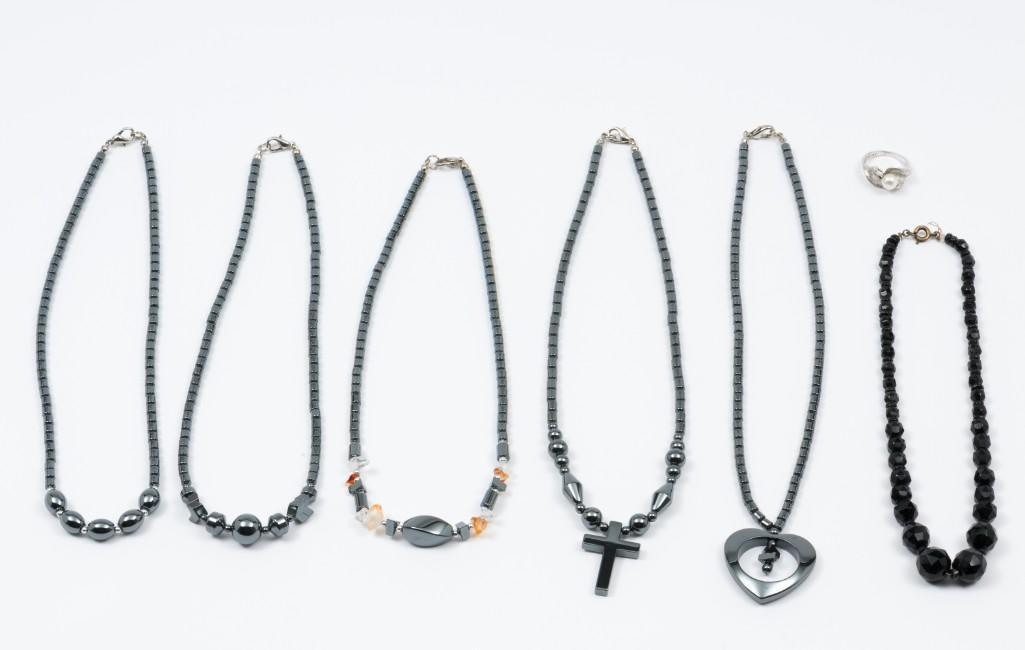 3 Pcs Jewelry Incl 10K & Pearl Ring (1 of 9)