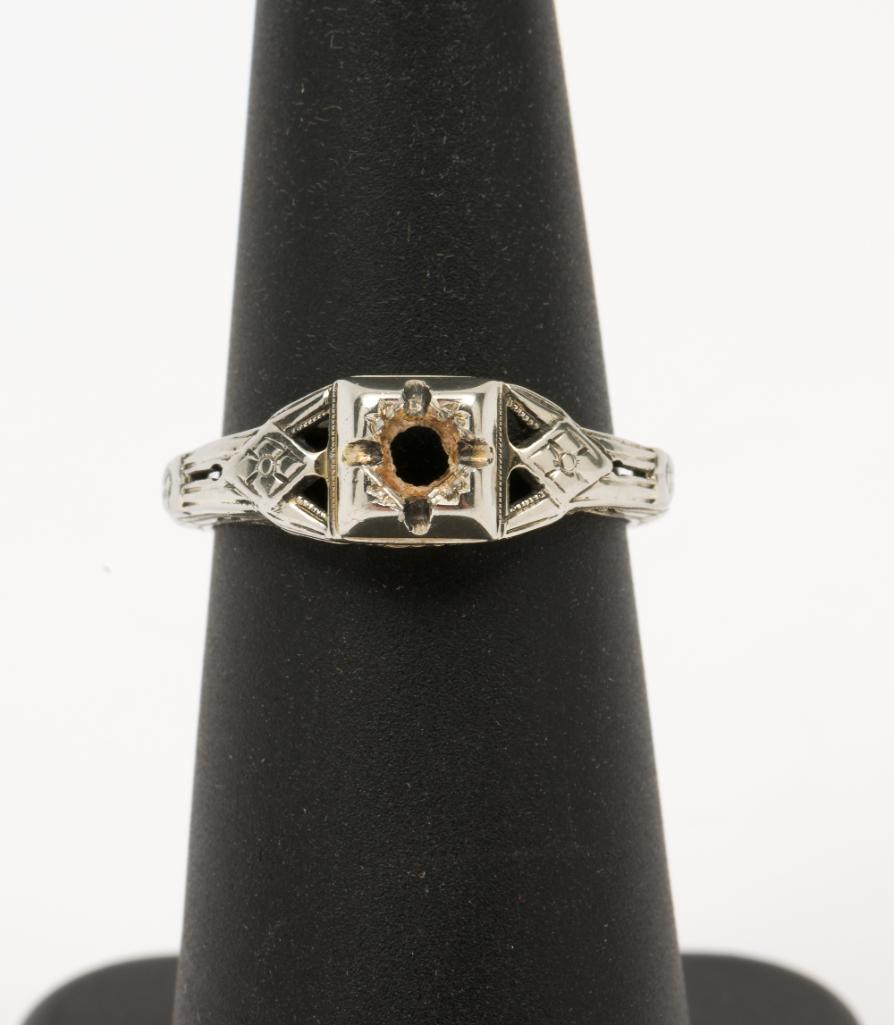 18K White Gold Ring Casting (1 of 3)