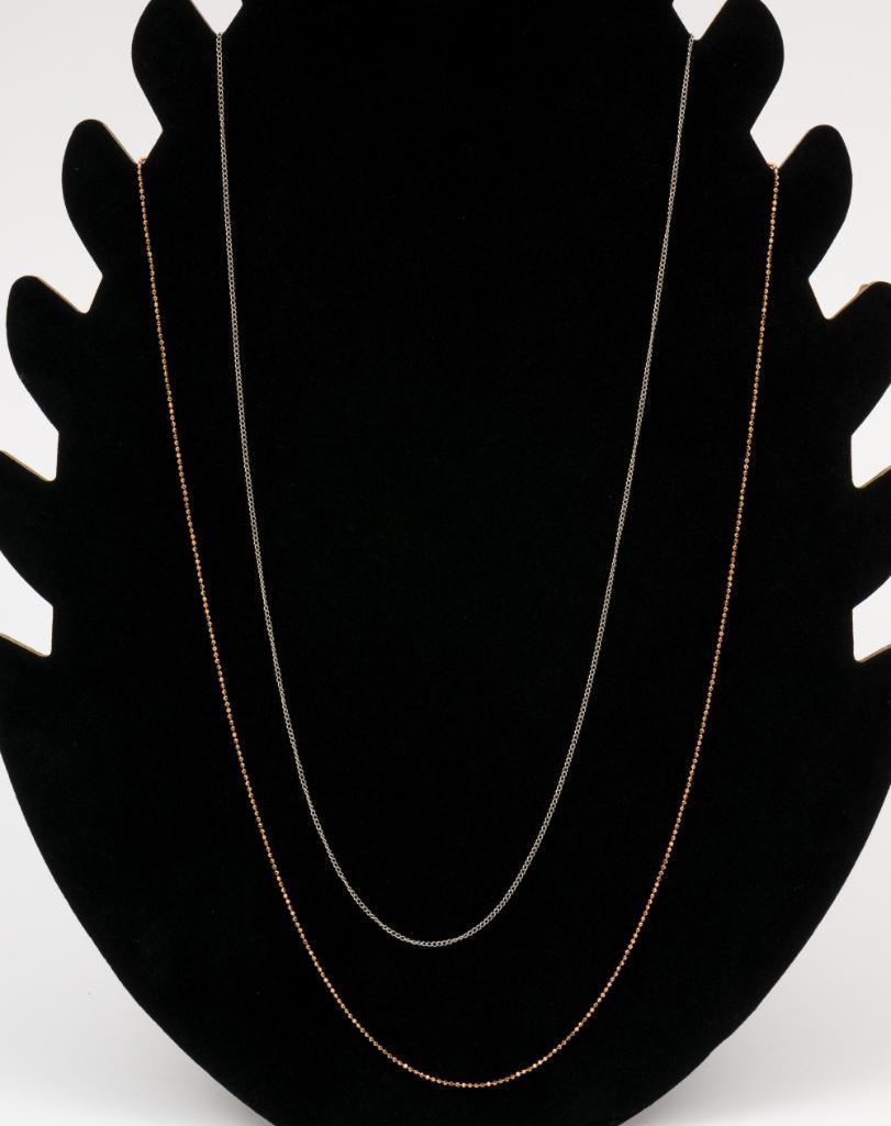 2 14K Gold Chains Incl White Gold (1 of 4)
