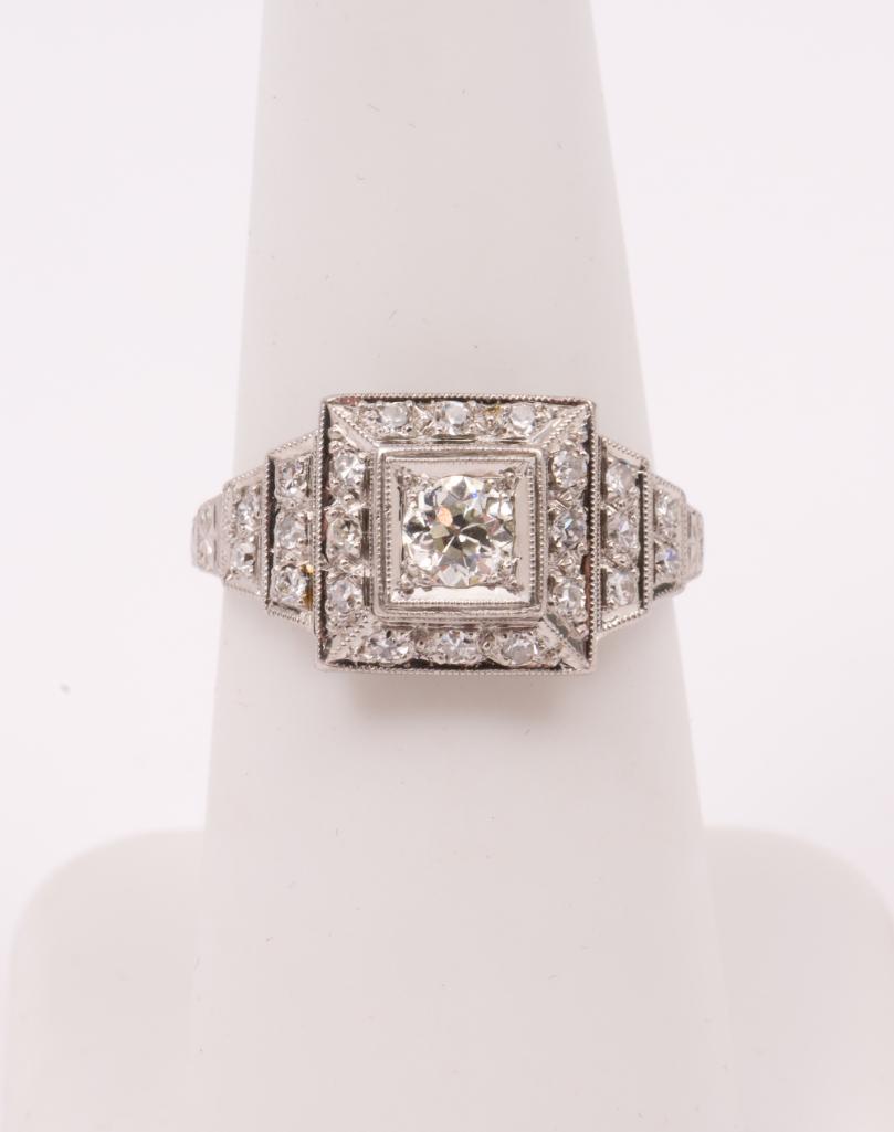 Platinum .53 CTW Diamond Ring (1 of 3)