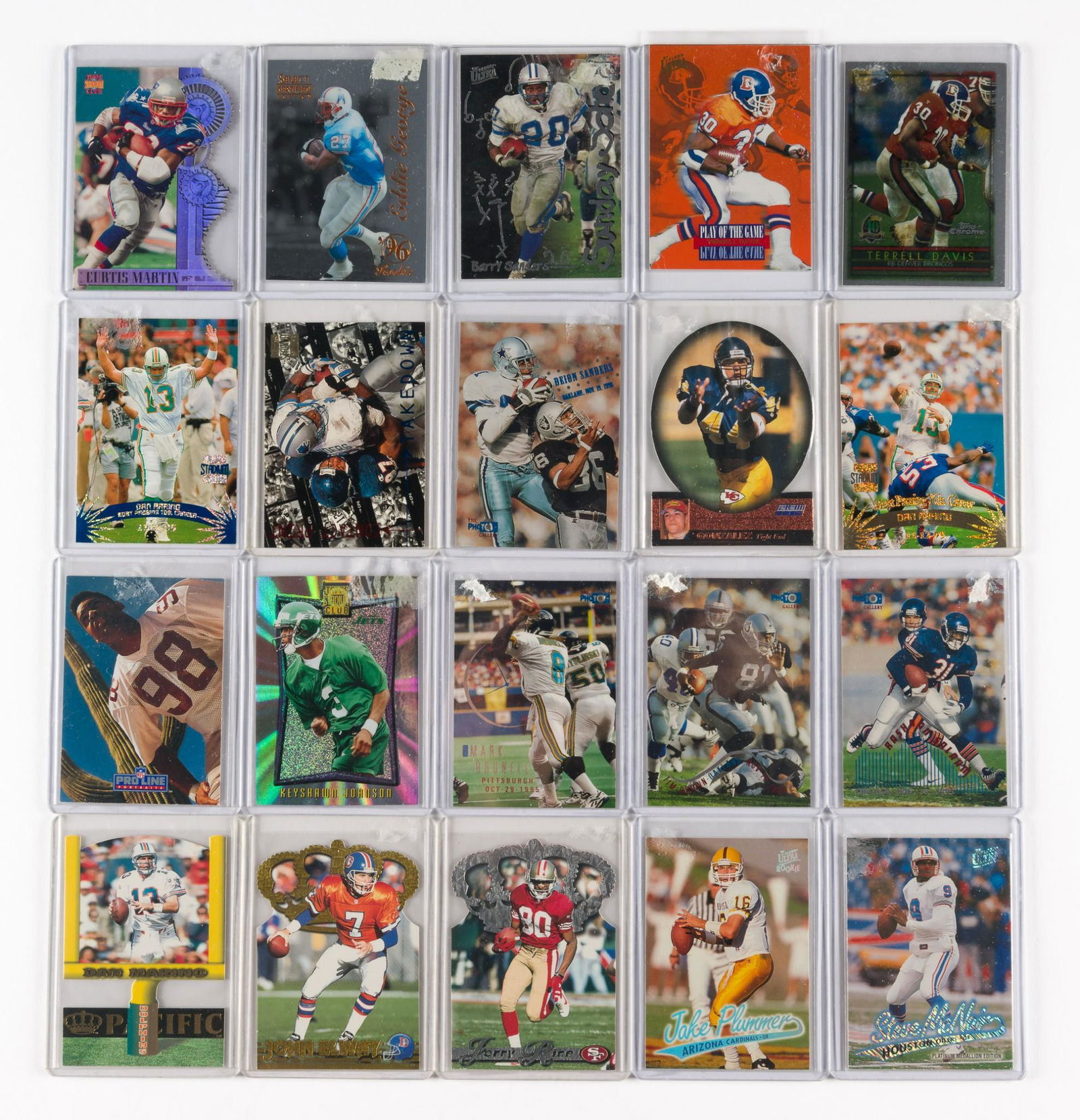 20 1990s Football Stars & Rookies (1 of 2)