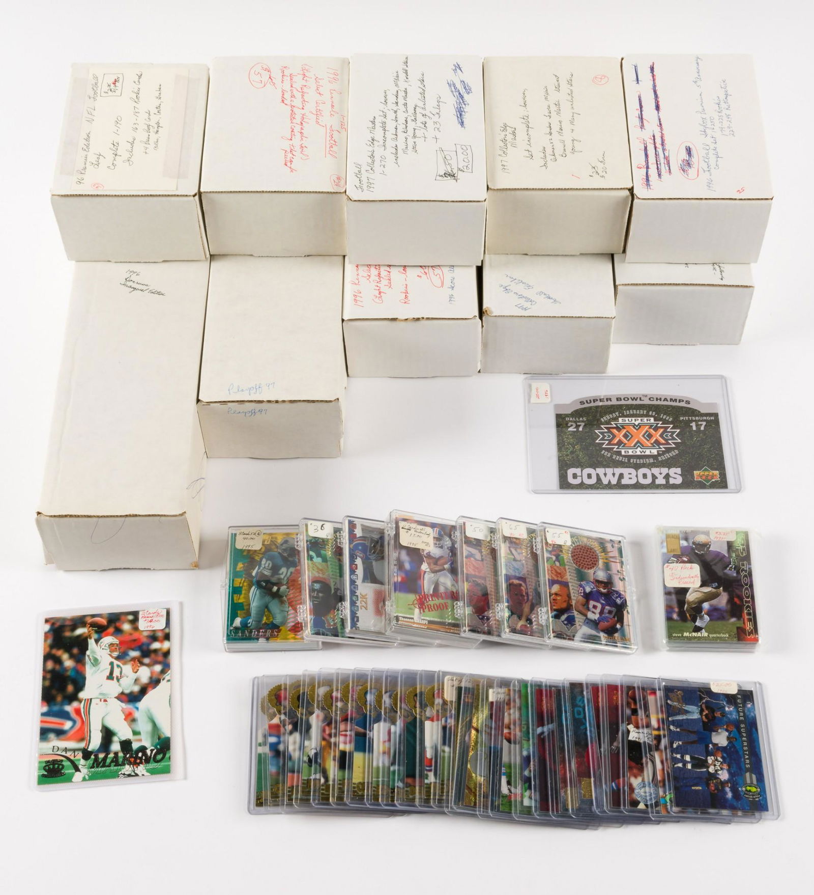 Several Sets 1990s Football Stars & Rookies (1 of 14)