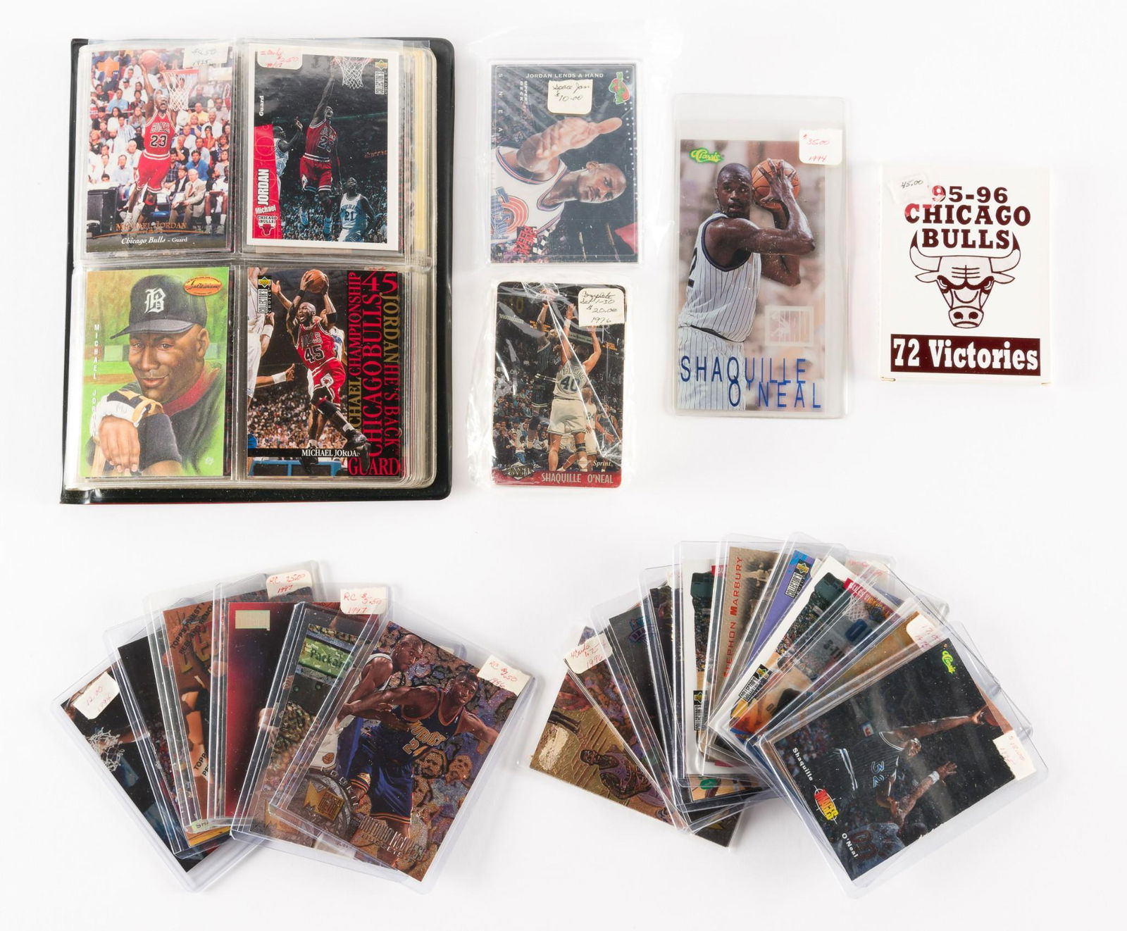 100 Plus 1990s Basketball Cards (1 of 8)