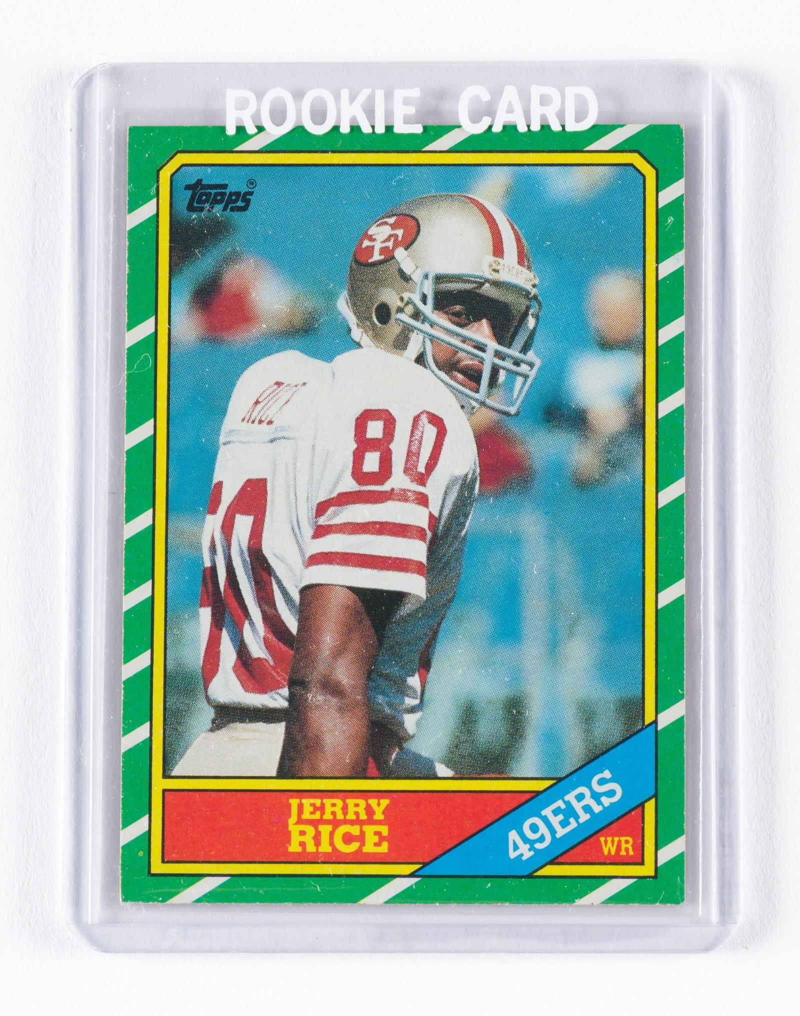 1986 Topps Jerry Rice Rookie Card #161 (1 of 2)