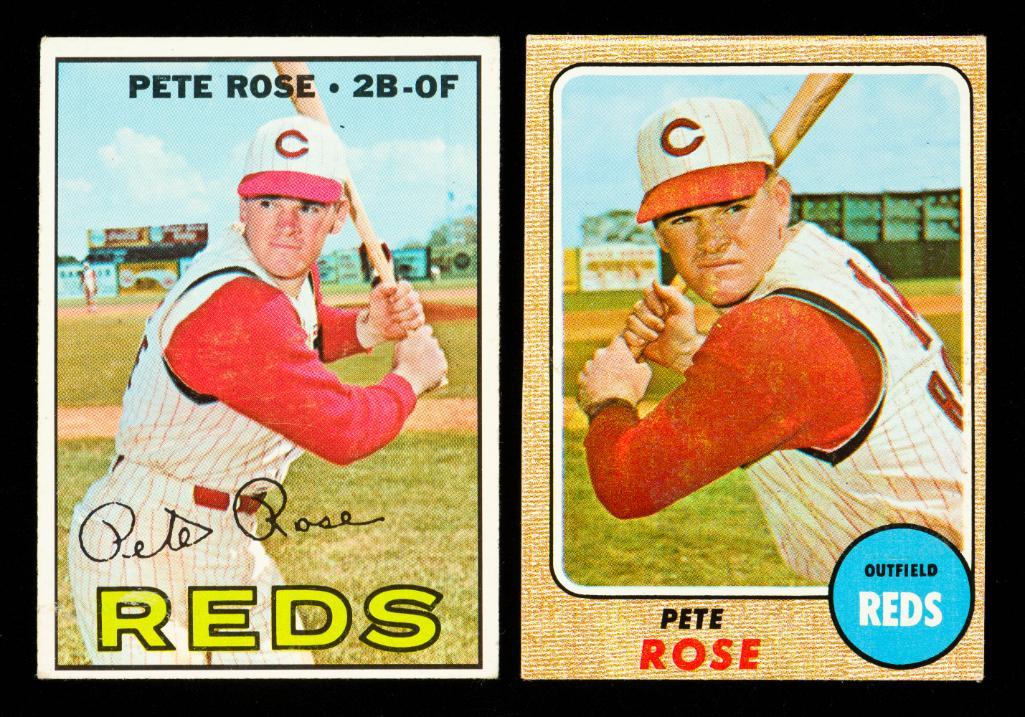 2 Topps Pete Rose Cards Incl 1967 #430 (1 of 2)
