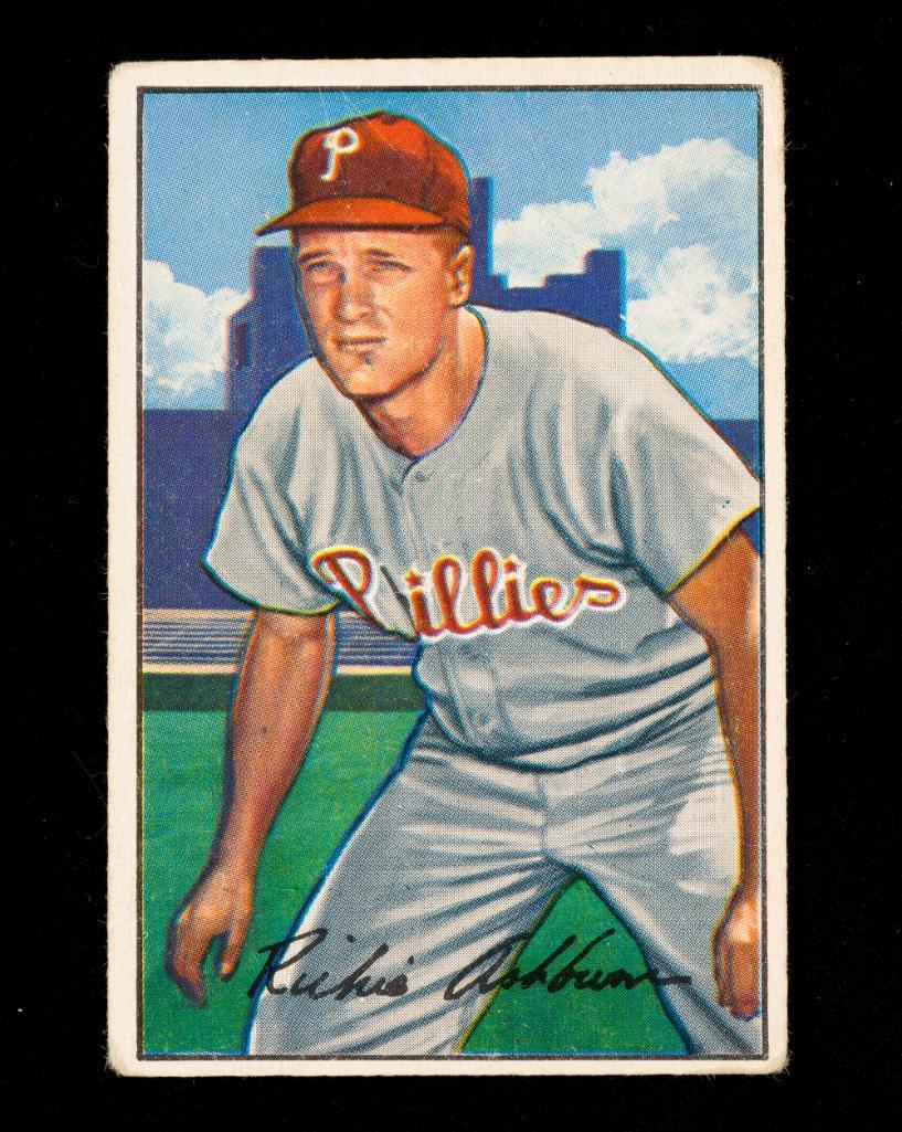 1952 Richie Ashburn Bowman Stars Card #53 (1 of 2)