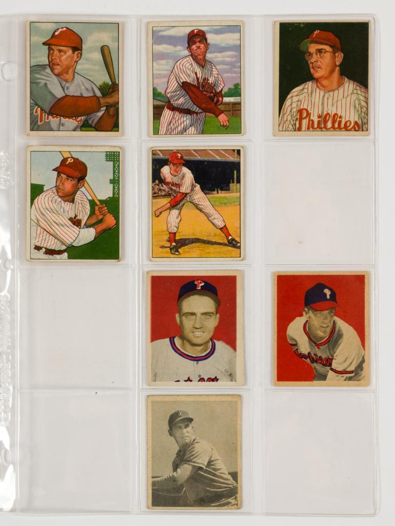 8 Vintage Bowman Baseball Cards (1 of 2)