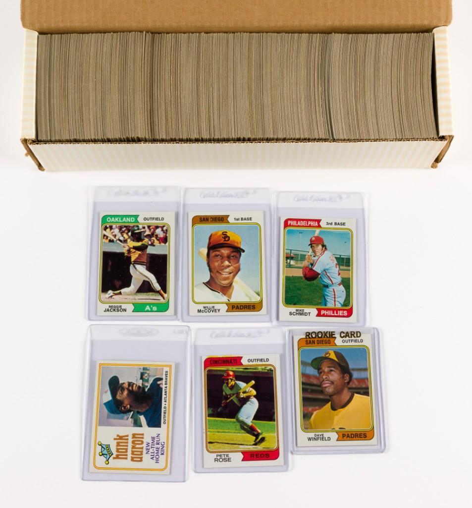 1974 Topps Baseball Card Set with Traded (1 of 3)