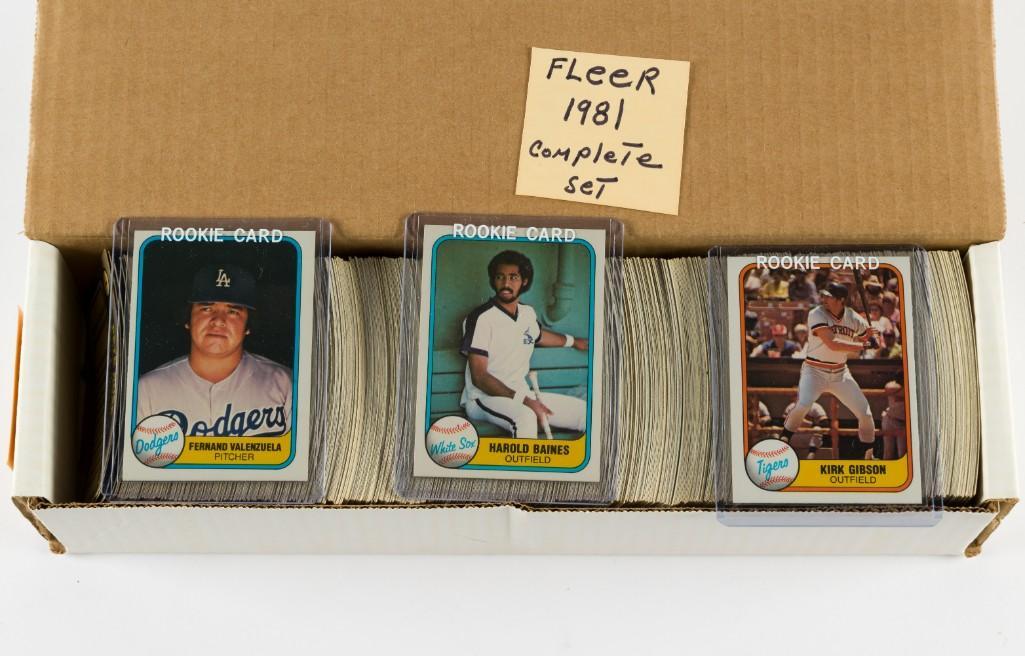 1981 Fleer Baseball Card Complete Set (1 of 2)