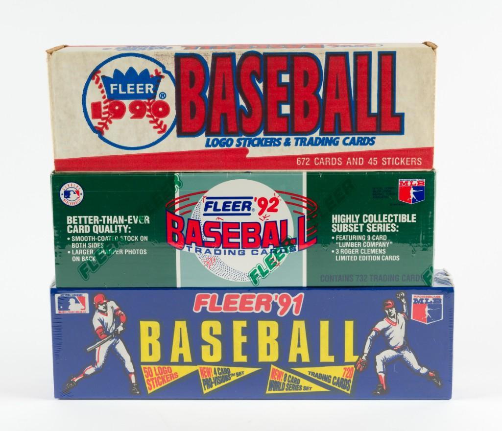 3 Fleer Baseball Card Factory Sets (1 of 2)
