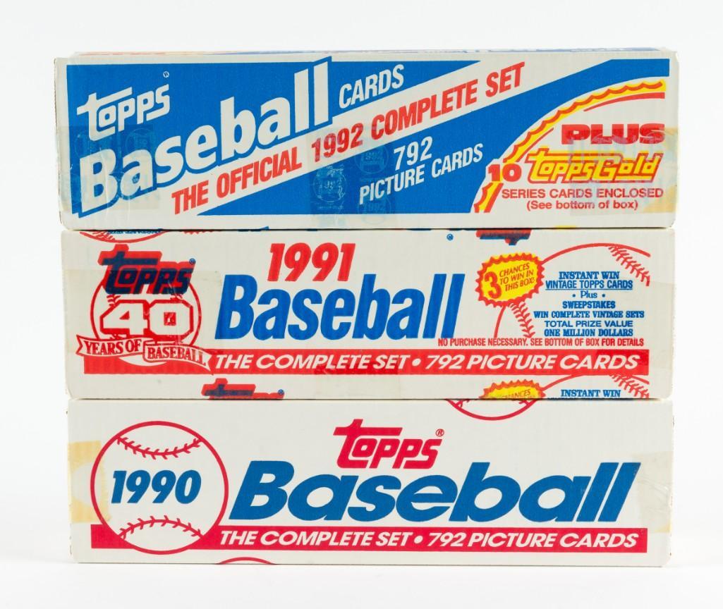3 Topps Baseball Card Factory Sets (1 of 4)