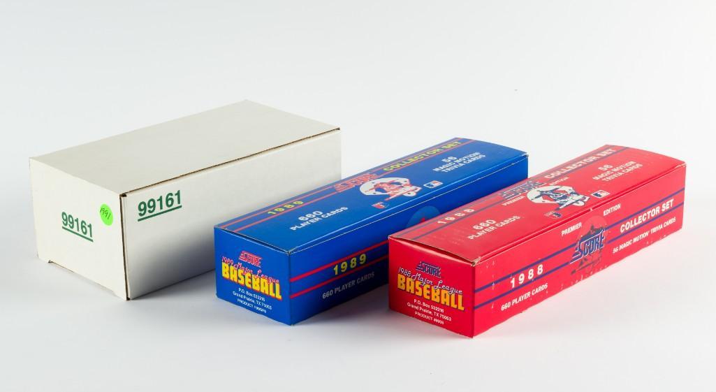 3 Score Baseball Card Complete Sets (1 of 4)