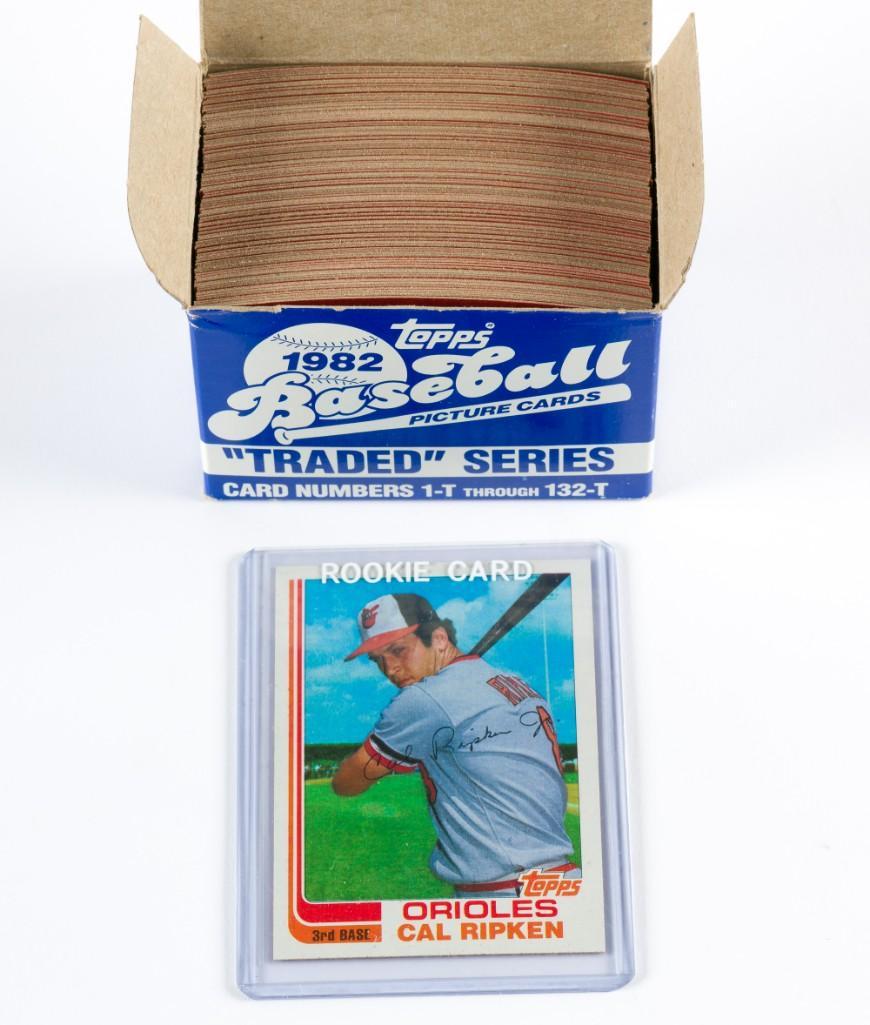 1982 Topps Baseball Card Traded Set (1 of 4)