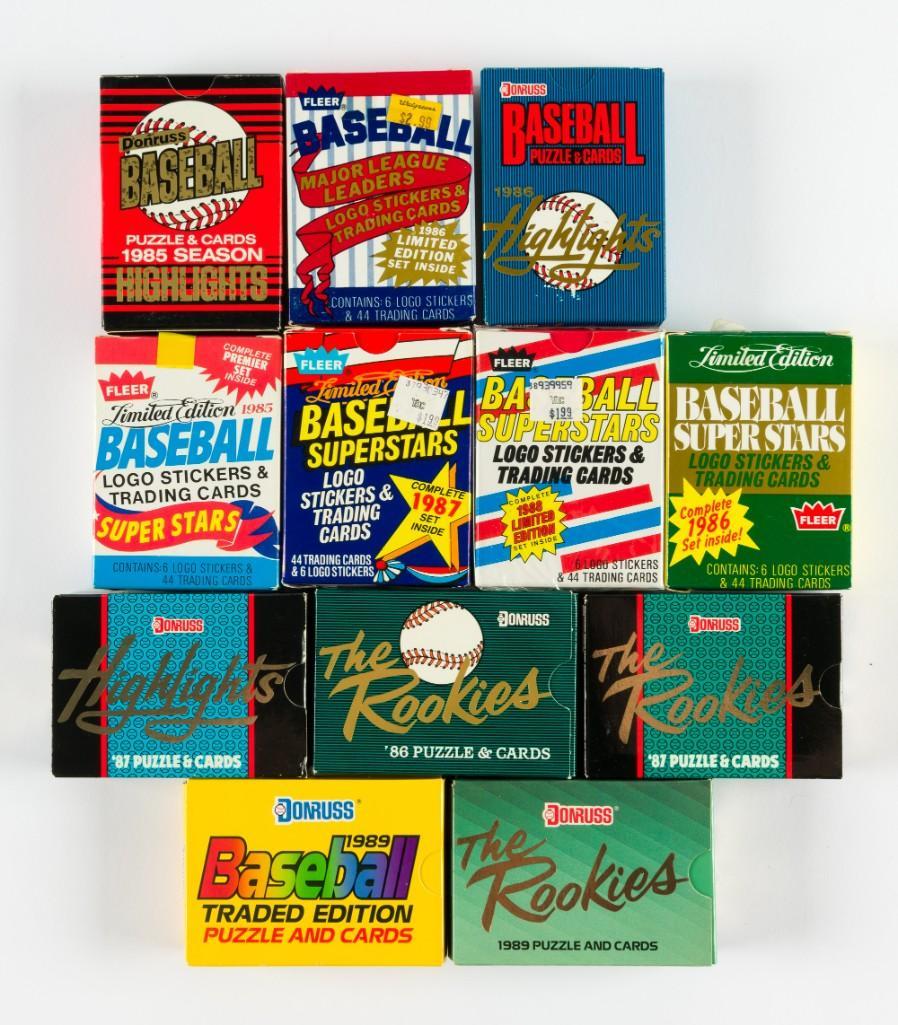 12 Small Baseball Card Sets (1 of 4)