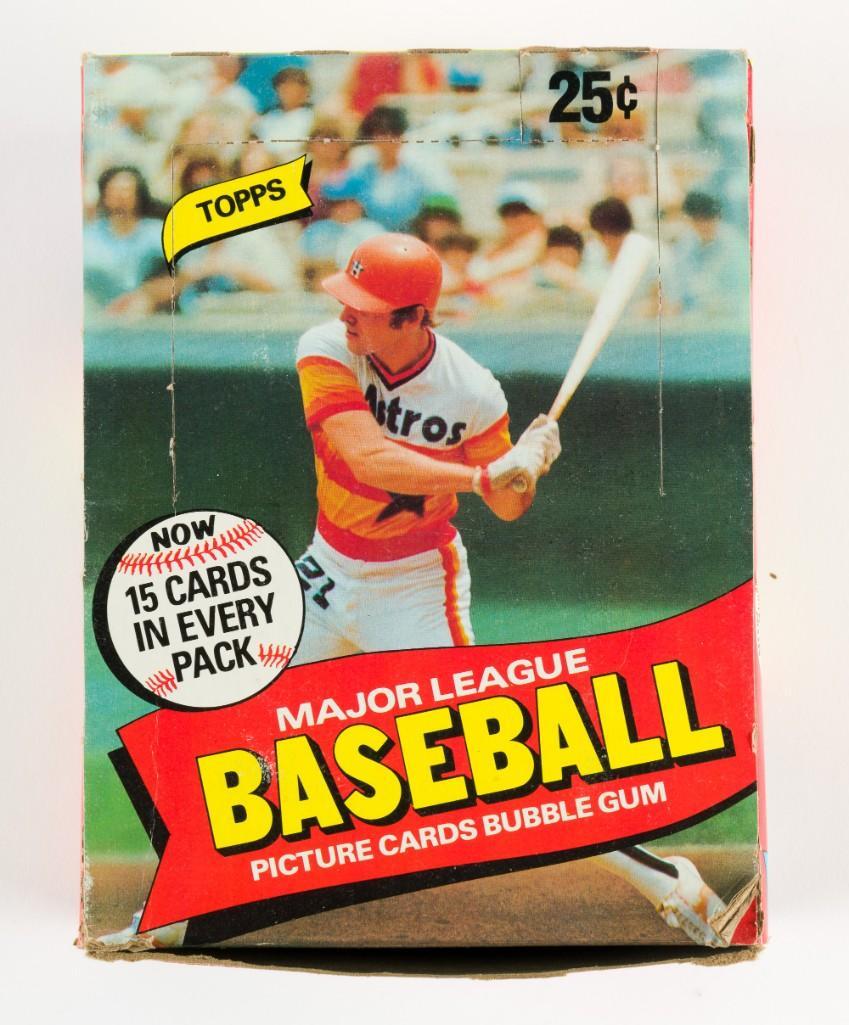 1980 Topps Baseball Unopened Wax Box (1 of 3)