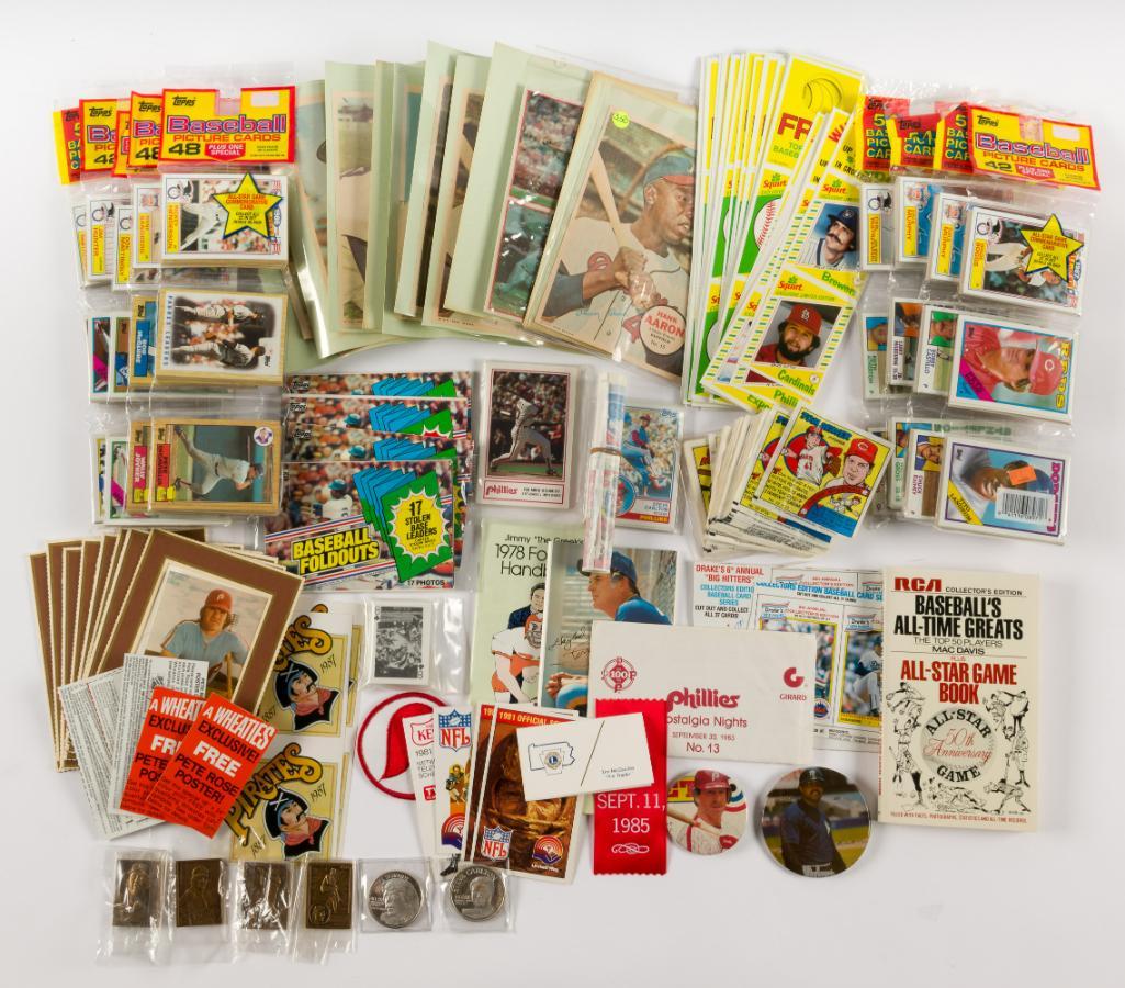 Collection Baseball Items Incl 1981 Squirt Sets (1 of 5)